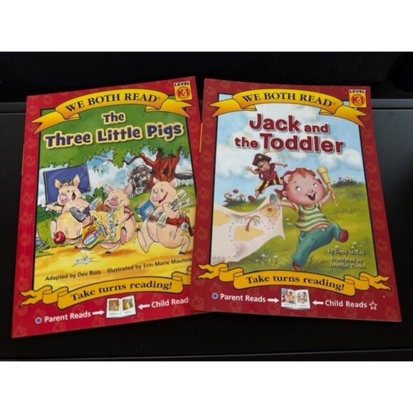 Lot of 2 We Both Read Parent Child Paperback Books Level 1 K-1 Learn Bundle New - Picture 1 of 2
